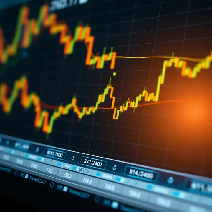 Illustration of a bullish continuation pattern highlighting upward price movement in cryptocurrency trading