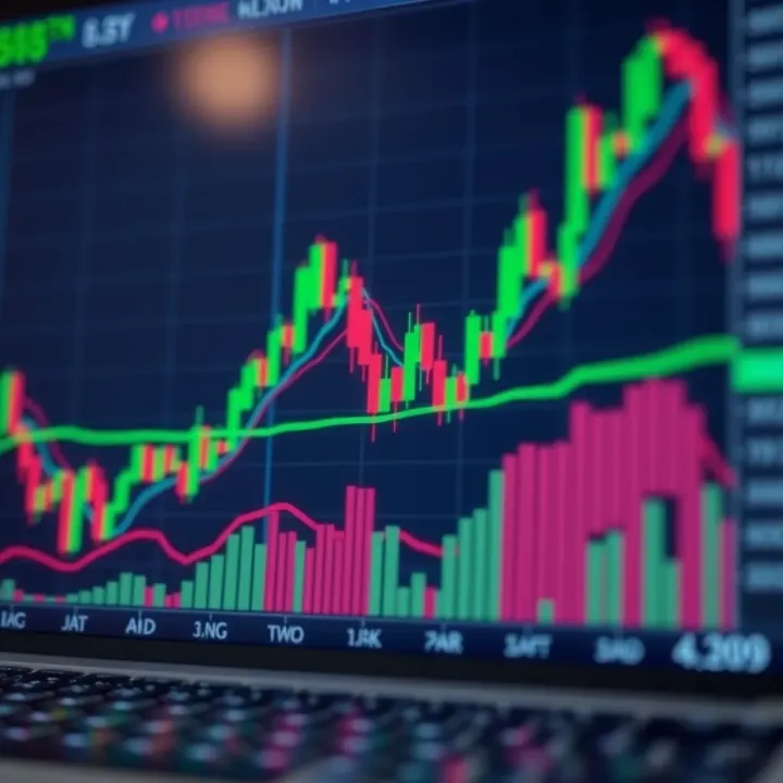 Graphic depicting a reversal pattern indicating a shift from a downtrend to an uptrend in crypto prices