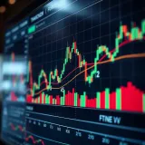 Chart displaying various forex trading patterns with currency symbols and trend lines